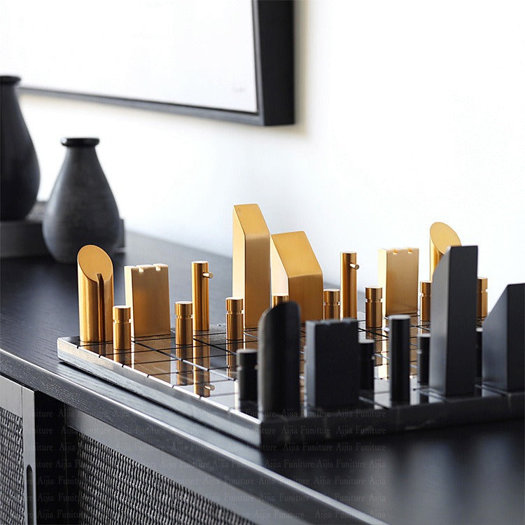 Modern Marble Chess Set