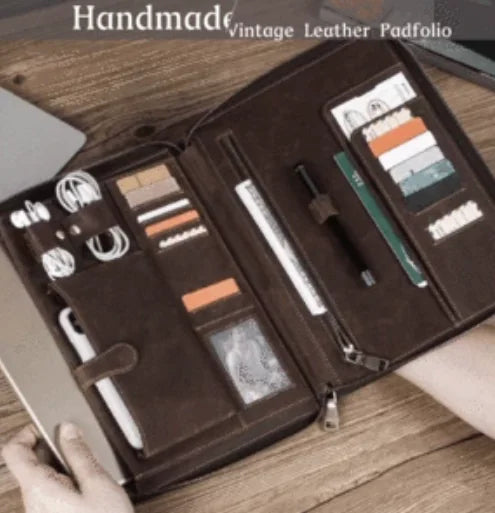 Vintage Italian Crazy Horse Leather iPad 10.5 Case