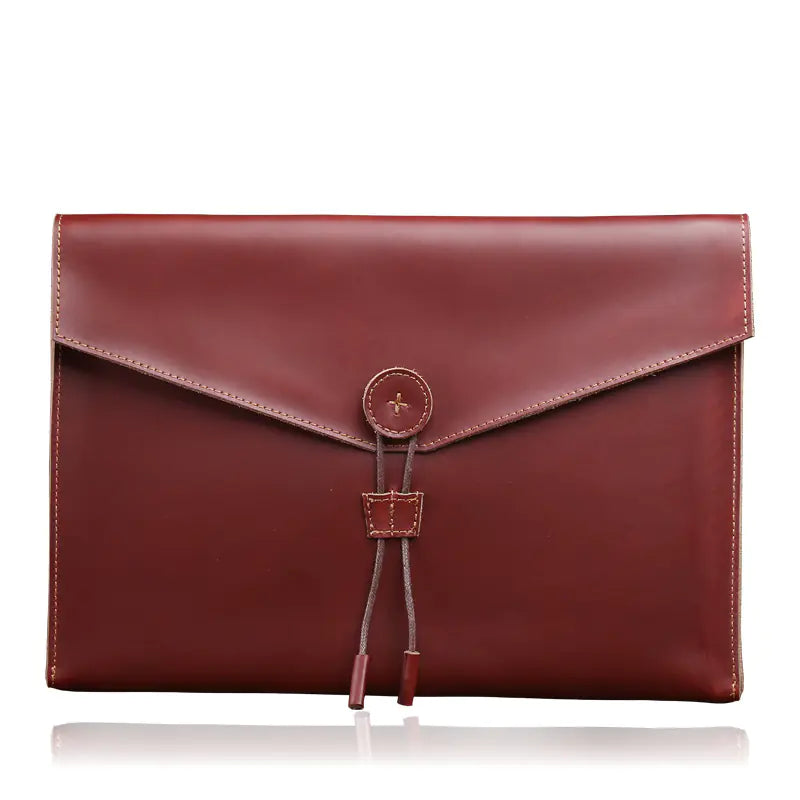 Leather Briefcase and Document Bag for Men