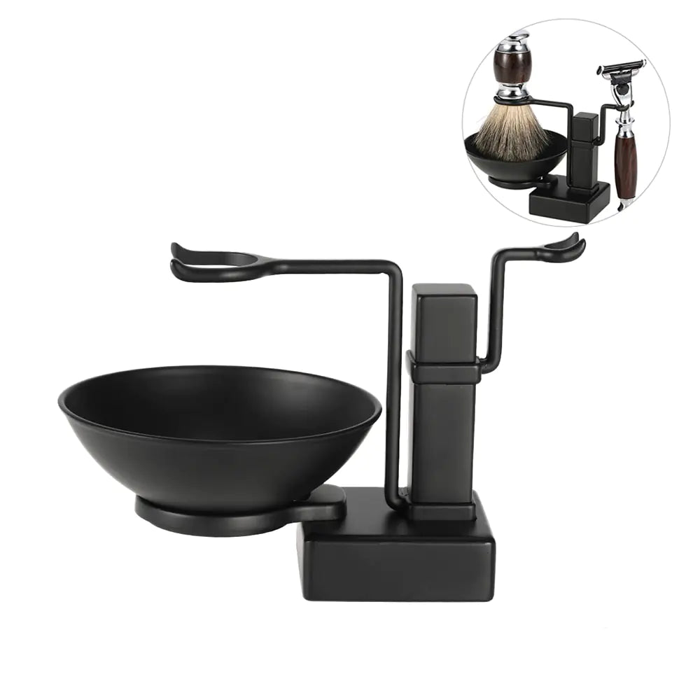 Men's Razor Stand and Shaving Accessories