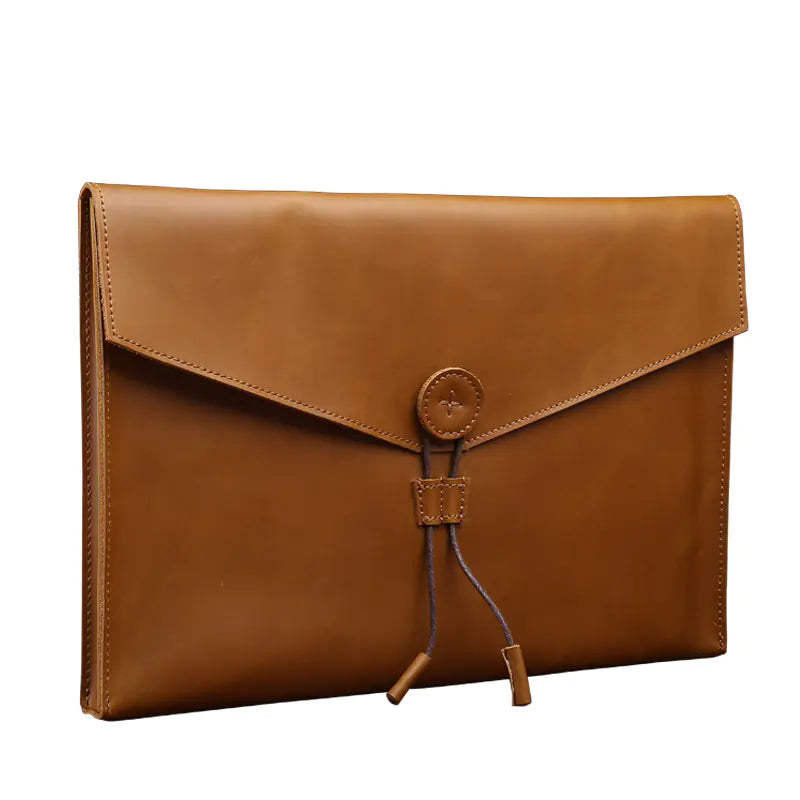 Leather Briefcase and Document Bag for Men