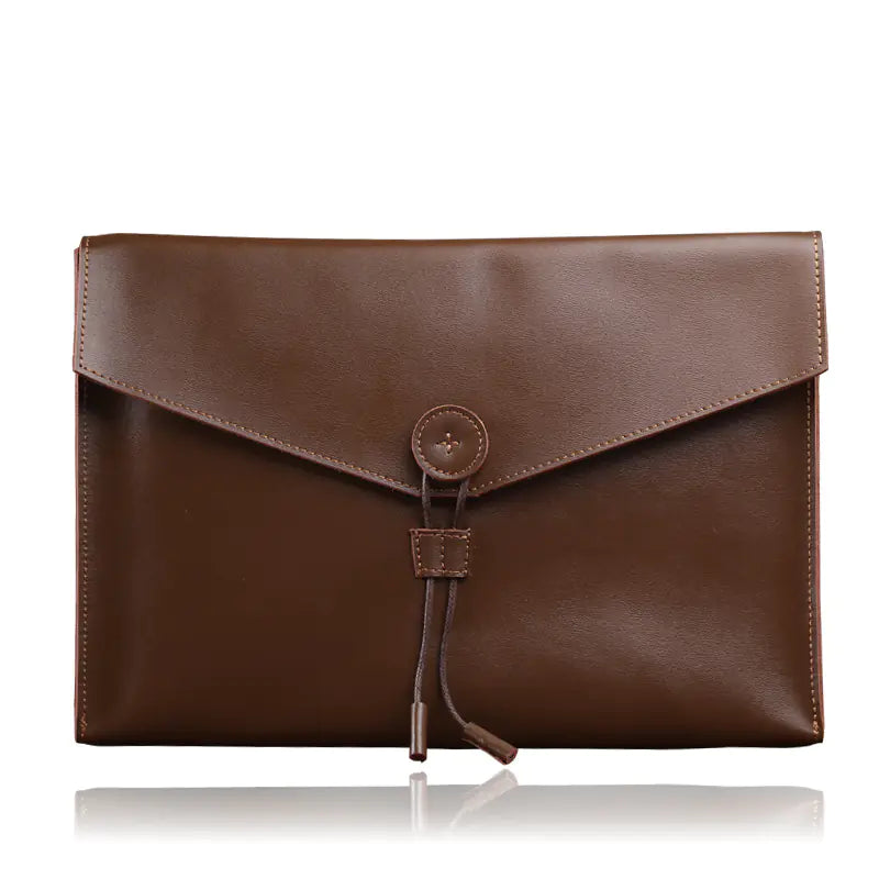 Leather Briefcase and Document Bag for Men