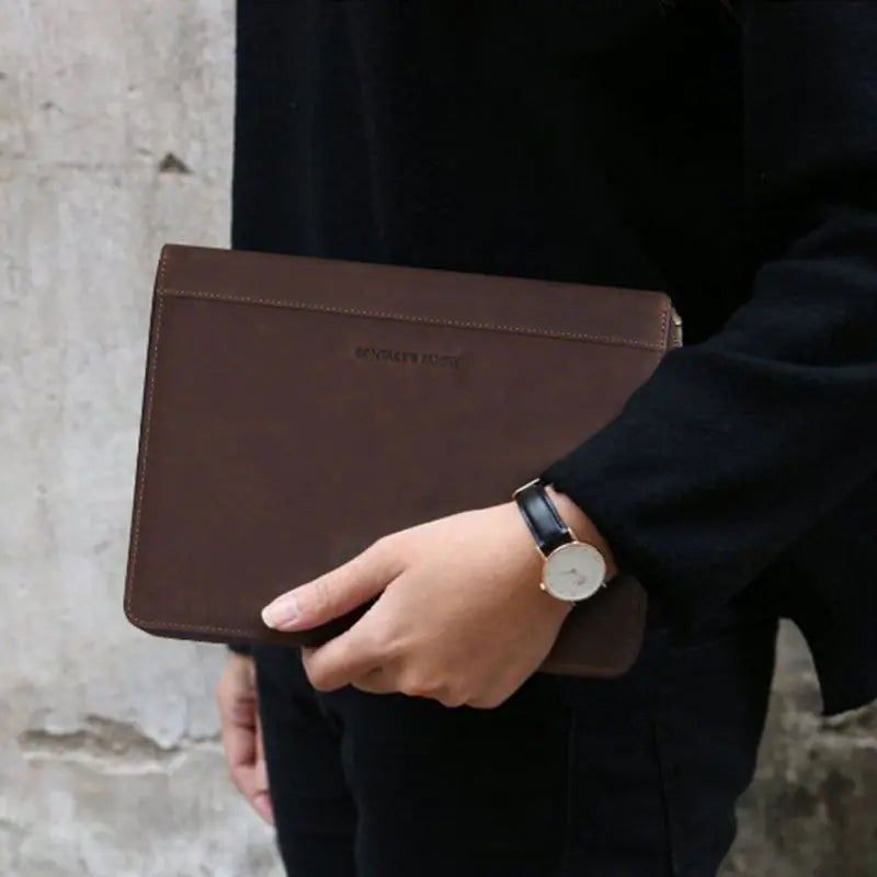 Vintage Italian Crazy Horse Leather iPad 10.5 Case