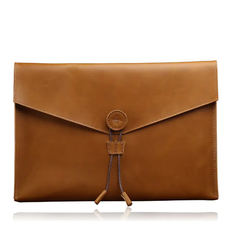 Leather Briefcase and Document Bag for Men